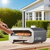 image:imageVEVOR Dual Fuel Pizza Oven Outdoor 16 in Wood Fire amp Propane Gas Pizza Oven Portable Pellet amp Propane PizzaMaker with Thermometer Large Multi Fuel Pizza Cook for Outside Camping amp Backyard16 Inch