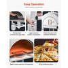 image:imageVEVOR Dual Fuel Pizza Oven Outdoor 26 in Portable Pizza Oven Pellet amp Gas Powered Outdoor PizzaMaker with Thickened Cordierite PizzaStone Easy to Move with Casters for Camping and Backyard26 Inch Dual Fuel Pizza Oven