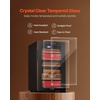 image:imageVEVOR Electric Humidor 16L 100 Counts Electric Cigar Humidor Cabinet with Cooling Temperature Control Spanish Cedar Wood Shelves amp Drawers Mechanical Hygrometer 2 Layers Cooler for Household48L