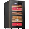 image:imageVEVOR Electric Humidor 16L 100 Counts Electric Cigar Humidor Cabinet with Cooling Temperature Control Spanish Cedar Wood Shelves amp Drawers Mechanical Hygrometer 2 Layers Cooler for Household48L