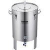 image:imageVEVOR Fermentation Tank 16 GalStainless Steel Beer Brew Fermentor Brew Bucket Fermentor for Home Brewing with Conical Base Brewing Equipment16 GalFermenter10