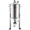 image:imageVEVOR Fermentation Tank 16 GalStainless Steel Beer Brew Fermentor Brew Bucket Fermentor for Home Brewing with Conical Base Brewing Equipment16 GalFermenter20