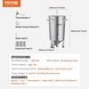 image:imageVEVOR Fermentation Tank 16 GalStainless Steel Beer Brew Fermentor Brew Bucket Fermentor for Home Brewing with Conical Base Brewing Equipment8 GalFermenter10