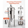 image:imageVEVOR Fermentation Tank 16 GalStainless Steel Beer Brew Fermentor Brew Bucket Fermentor for Home Brewing with Conical Base Brewing Equipment8 GalFermenter20
