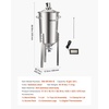 image:imageVEVOR Fermentation Tank 16 GalStainless Steel Beer Brew Fermentor Brew Bucket Fermentor for Home Brewing with Conical Base Brewing Equipment8 GalFermenter20