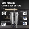 image:imageVEVOR Fermentation Tank 16 GalStainless Steel Beer Brew Fermentor Brew Bucket Fermentor for Home Brewing with Conical Base Brewing Equipment8 GalFermenter10