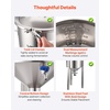 image:imageVEVOR Fermentation Tank 16 GalStainless Steel Beer Brew Fermentor Brew Bucket Fermentor for Home Brewing with Conical Base Brewing Equipment8 GalFermenter20