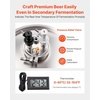 image:imageVEVOR Fermentation Tank 16 GalStainless Steel Beer Brew Fermentor Brew Bucket Fermentor for Home Brewing with Conical Base Brewing Equipment8 GalFermenter20