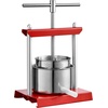 image:imageVEVOR Fruit Wine Press 088 Gallon336L 2 Stainless Steel Barrels Manual Juice Maker Cider Apple Grape Tincture Vegetables Honey Olive Oil Making Press with THandle for Outdoor Kitchen and HomeStainless 053Gal