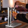image:imageVEVOR Kegerator Tower Kit Single Tap Beer Conversion Kit Stainless Steel Keg Beer Tower Dispenser with Dual Gauge CGA320 Regulator amp DSystem Keg Coupler Beer Drip Tray for Party HomeSingle Tap