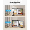 image:imageVEVOR Mini Fridge with Freezer 16 CuFt Compact Refrigerator 7 Mode Adjustable Temperature Energy Efficient Small Refrigerator Reversible Door Low Noise for Bedroom Office Brushed StainlessBrushed Stainless