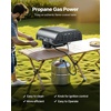 image:imageVEVOR Propane Outdoor Pizza Oven 12 in Auto Rotating Propane Gas Pizza Ovens Portable Pizza Cooker with Electric Rotation System Carry Bag Pizza Maker for Outside Backyard Patio Camping Black12 Inch