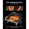 image:imageVEVOR Propane Outdoor Pizza Oven 12 in Auto Rotating Propane Gas Pizza Ovens Portable Pizza Cooker with Electric Rotation System Carry Bag Pizza Maker for Outside Backyard Patio Camping Black12 Inch