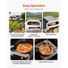 image:imageVEVOR Propane Outdoor Pizza Oven 12 in Auto Rotating Propane Gas Pizza Ovens Portable Pizza Cooker with Electric Rotation System Carry Bag Pizza Maker for Outside Backyard Patio Camping Black16 Inch