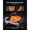image:imageVEVOR Propane Outdoor Pizza Oven 12 in Auto Rotating Propane Gas Pizza Ovens Portable Pizza Cooker with Electric Rotation System Carry Bag Pizza Maker for Outside Backyard Patio Camping Black16 Inch