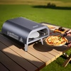 image:imageVEVOR Propane Outdoor Pizza Oven 12 in Auto Rotating Propane Gas Pizza Ovens Portable Pizza Cooker with Electric Rotation System Carry Bag Pizza Maker for Outside Backyard Patio Camping Black12 Inch