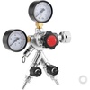 image:imageVEVOR CO2 Regulator DualGauge DualValve Beer Keg Regulator 060 PSI Adjustable Pressure HeavyDuty CO2 Tank Gas Regulator with 2 Check Valves for Draft Beer Homebrewing Fits CGA320 Interface