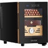 image:imageVEVOR Electric Humidor 16L 100 Counts Electric Cigar Humidor Cabinet with Cooling Temperature Control Spanish Cedar Wood Shelves amp Drawers Mechanical Hygrometer 2 Layers Cooler for Household16L