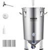 image:imageVEVOR Fermentation Tank 16 GalStainless Steel Beer Brew Fermentor Brew Bucket Fermentor for Home Brewing with Conical Base Brewing Equipment8 GalFermenter10