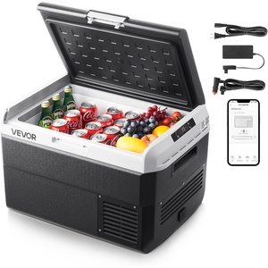 image:imageVEVOR Car Refrigerator DC 1224V AC100240V Compressor Electric Cooler 4F to 68F Car Fridge with APP Control 16 QT Cars Freezer for RVs Campsites Boats Camping Fishing 60W Portable Freezer528 QT