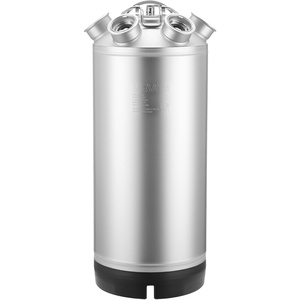 image:imageVEVOR Corny Keg 5 Gallon Ball Lock Keg SUS304 Cold Brew Kegs with Dual Rubber Handles amp HeavyDuty Rubber Bottom Brewing Equipment for Home Brewing Party 2 PCS5 Gal  Cleaning Keg