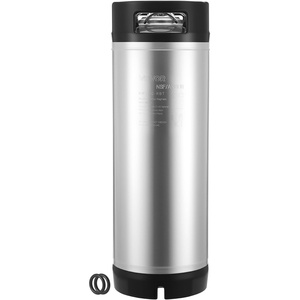 image:imageVEVOR Corny Keg 5 Gallon Ball Lock Keg SUS304 Cold Brew Kegs with Dual Rubber Handles amp HeavyDuty Rubber Bottom Brewing Equipment for Home Brewing Party 1 PCS5 Gal