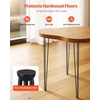 image:imageHappybuy Hairpin Table Legs 36 in Black Set of 4 Desk Legs 220 lbs Load Capacity Each Leg Hairpin Desk Legs 3 Rods for Bench Desk Dining End Table Chairs Carbon Steel DIY Heavy Duty Furniture Legs