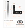image:imageHappybuy Hairpin Table Legs 36 in Black Set of 4 Desk Legs 220 lbs Load Capacity Each Leg Hairpin Desk Legs 3 Rods for Bench Desk Dining End Table Chairs Carbon Steel DIY Heavy Duty Furniture Legs