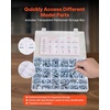 image:imageVEVOR 1110 Pcs Bolts and Nuts Assortment Kit Imperial Machine Screws and Flat Washers Stainless Steel 1024832256632440 for FurnitureEquipmentVehicle Assembly Silver566 PCS  Imperial 1420  51618  3816