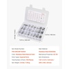 image:imageVEVOR 1110 Pcs Bolts and Nuts Assortment Kit Imperial Machine Screws and Flat Washers Stainless Steel 1024832256632440 for FurnitureEquipmentVehicle Assembly Silver1 100 PCS  Imperial 2  4  6  8  10