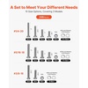 image:imageVEVOR 1110 Pcs Bolts and Nuts Assortment Kit Imperial Machine Screws and Flat Washers Stainless Steel 1024832256632440 for FurnitureEquipmentVehicle Assembly Silver246 PCS  Imperial 1420  51618  3816