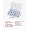 image:imageVEVOR 1110 Pcs Bolts and Nuts Assortment Kit Imperial Machine Screws and Flat Washers Stainless Steel 1024832256632440 for FurnitureEquipmentVehicle Assembly Silver566 PCS  Imperial 1420  51618  3816
