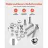 image:imageVEVOR 1110 Pcs Bolts and Nuts Assortment Kit Imperial Machine Screws and Flat Washers Stainless Steel 1024832256632440 for FurnitureEquipmentVehicle Assembly Silver1 100 PCS  Imperial 2  4  6  8  10