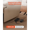 image:imageVEVOR 5000 mAh Battery Pack for Reclining Furniture with Adapter Rechargeable Recliner Battery Kit with Universal 2Pin Connector and LED Screen for Recliner Sectional Couch Sofa amp Lift Chair2500mAh Battery  Charger