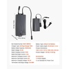 image:imageVEVOR 5000 mAh Battery Pack for Reclining Furniture with Adapter Rechargeable Recliner Battery Kit with Universal 2Pin Connector and LED Screen for Recliner Sectional Couch Sofa amp Lift Chair2500mAh Battery  Charger
