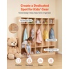 image:imageVEVOR 5Section Classroom Coat Locker 10 Cubbies for Daycare Classroom Cubbies with 4 Casters amp 5 Hooks Daycare Furniture for Home School Nursery Kindergarten