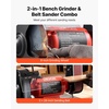 image:imageVEVOR 6 Disc Sander amp 2 x 42 Belt Sander 420W Professional Bench Belt Disc Sanders Combo with Multiple Angle Adjustments for DIY Woodworking Furniture Refinishing Knife Sharpening8 Disc  2 x 28 Belt Sander Combo