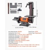 image:imageVEVOR 6 Disc Sander amp 2 x 42 Belt Sander 420W Professional Bench Belt Disc Sanders Combo with Multiple Angle Adjustments for DIY Woodworking Furniture Refinishing Knife Sharpening6 Disc  2 x 42 Belt Sander Combo