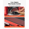 image:imageVEVOR 6 Disc Sander amp 2 x 42 Belt Sander 420W Professional Bench Belt Disc Sanders Combo with Multiple Angle Adjustments for DIY Woodworking Furniture Refinishing Knife Sharpening6 Disc  4 x 36 Belt Sander Combo