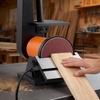 image:imageVEVOR 6 Disc Sander amp 2 x 42 Belt Sander 420W Professional Bench Belt Disc Sanders Combo with Multiple Angle Adjustments for DIY Woodworking Furniture Refinishing Knife Sharpening6 Disc  2 x 42 Belt Sander Combo