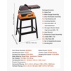 image:imageVEVOR 6 Disc Sander amp 2 x 42 Belt Sander 420W Professional Bench Belt Disc Sanders Combo with Multiple Angle Adjustments for DIY Woodworking Furniture Refinishing Knife Sharpening9 Disc  6 x 48 Belt Sander Combo