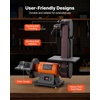image:imageVEVOR 6 Disc Sander amp 2 x 42 Belt Sander 420W Professional Bench Belt Disc Sanders Combo with Multiple Angle Adjustments for DIY Woodworking Furniture Refinishing Knife Sharpening6 Disc  2 x 42 Belt Sander Combo