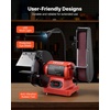 image:imageVEVOR 6 Disc Sander amp 2 x 42 Belt Sander 420W Professional Bench Belt Disc Sanders Combo with Multiple Angle Adjustments for DIY Woodworking Furniture Refinishing Knife Sharpening8 Disc  2 x 28 Belt Sander Combo