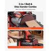 image:imageVEVOR 6 Disc Sander amp 2 x 42 Belt Sander 420W Professional Bench Belt Disc Sanders Combo with Multiple Angle Adjustments for DIY Woodworking Furniture Refinishing Knife Sharpening5 Disc  1 x 30 Belt Sander Combo