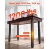 image:imageVEVOR Adjustable Table Legs 2440 in Square Steel Furniture Legs 1200 lbs Max Load Heavy Duty Quick Installation Ideal for Home Office Desk DIY Coffee Dinner Bar Tables Workbenches 4 PCS Black