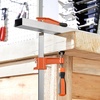 image:imageVEVOR Bar Clamps for Woodworking 2Pack 6 inch and 2Pack 12 inch Lockable FClamp with 600 lbs Load Limit 212 inch Depth Cast Iron and Carbon Steel Wood Clamps for Woodworking Metal WorkingMediumDuty