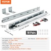 image:imageVEVOR Bottom Mount Drawer Slides 6 Pairs 15 Inch Heavy Duty Ball Bearing Soft Close Full Extension Steel Tracks Noiseless Guide Glides for Cabinet Kitchen Drawers with Locking 100 Lbs Capacity21inch
