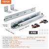image:imageVEVOR Bottom Mount Drawer Slides 6 Pairs 15 Inch Heavy Duty Ball Bearing Soft Close Full Extension Steel Tracks Noiseless Guide Glides for Cabinet Kitchen Drawers with Locking 100 Lbs Capacity15inch