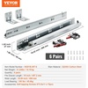 image:imageVEVOR Bottom Mount Drawer Slides 6 Pairs 15 Inch Heavy Duty Ball Bearing Soft Close Full Extension Steel Tracks Noiseless Guide Glides for Cabinet Kitchen Drawers with Locking 100 Lbs Capacity18inch