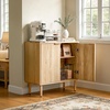 image:imageVEVOR Buffet Cabinet Sideboard Cabinet with 2Tier Storage Coffee Bar Cabinet with Adjustable Shelves Fluted Sideboard Buffet for Hallway Entryway Living Room or Kitchen OakOak